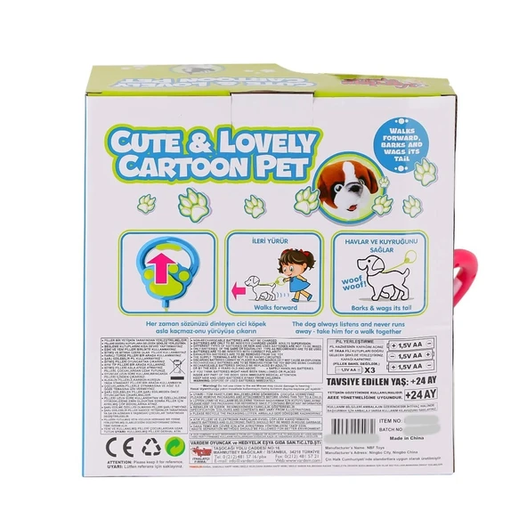PR66304-26 Yürüyen Tasmalı Fino Köpek - 2