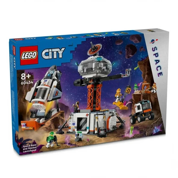 Nessiworld LEGO City Uzay Üssü ve Roket Fırlatma Rampası 60434