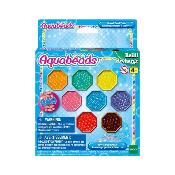 31520 Epoch AquaBeads Kristal Boncuk Paketi - Yedek Paket, 800 parça +4 yaş - 2