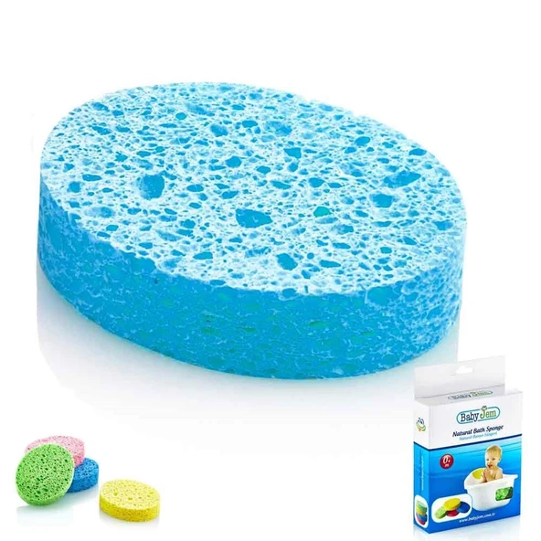 Nessiworld   Bebek Banyo Süngeri Selülozik 020 Mavi