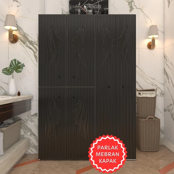 Kenzlife membran çamaşır kurutma makinesi dolabı yaromira syhbyz yüzyüze 180*120*64 mebran kapak suntalam gövde