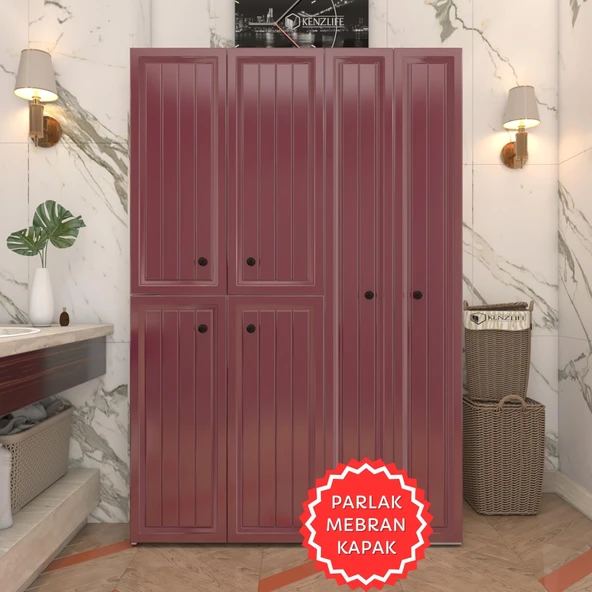Kenzlife membran çamaşır kurutma makinesi dolabı yaromira fşybyz uzun 180*120*64 mebran kapak suntalam gövde