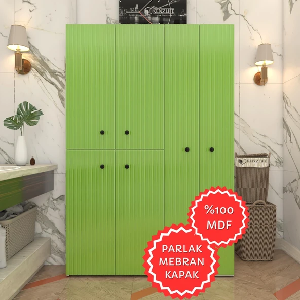Kenzlife membran çamaşır kurutma makinesi dolabı yaromira yşlbyz hafifçe 180*120*64 mebran kapak MDF gövde
