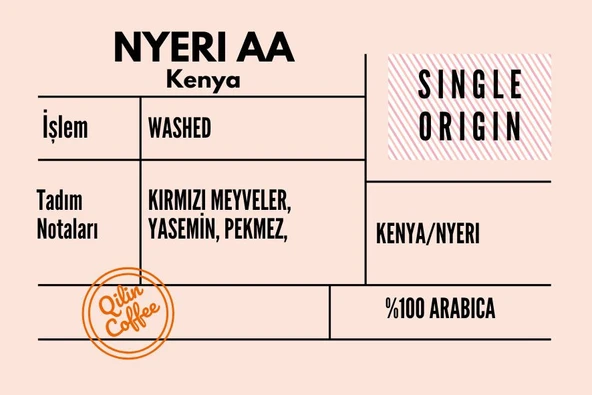 Kenya Nyeri AA Filtre&Espresso 500 Gr Kahve - 2