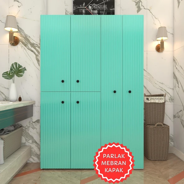 Kenzlife membran çamaşır kurutma makinesi dolabı yaromira trkbyz hafifçe 180*120*64 mebran kapak suntalam gövde