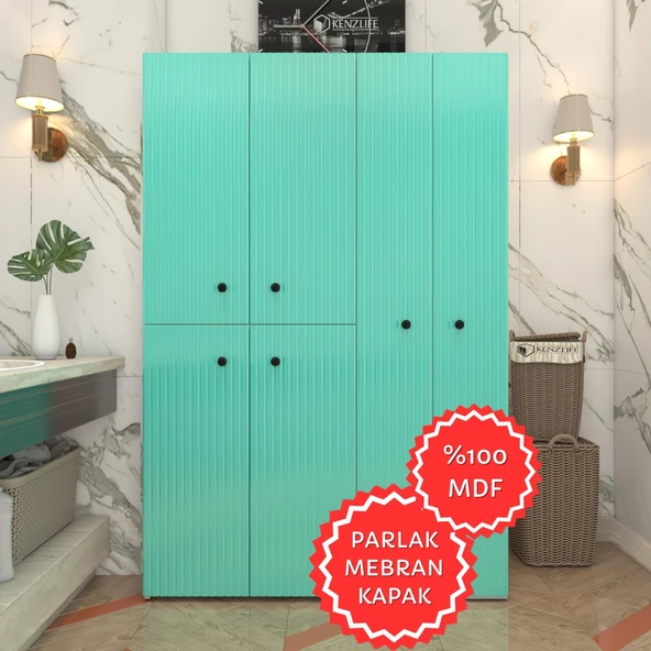 Kenzlife membran çamaşır kurutma makinesi dolabı yaromira trkbyz hafifçe 180*120*64 mebran kapak MDF gövde