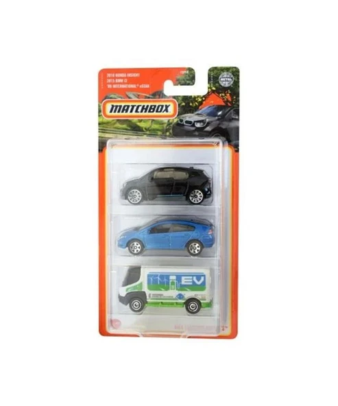 Matchbox Üçlü Araba Seti MBX Electric Drivers C3713-HFK10