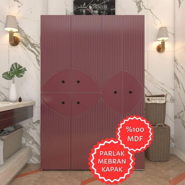 Kenzlife membran çamaşır kurutma makinesi dolabı yaromira fşybyz çehre 180*120*64 mebran kapak MDF gövde