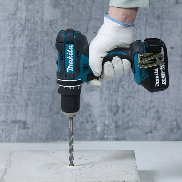 Makita DHP482RFE Akülü Drbeli Matkap Vidalama 18V - 3