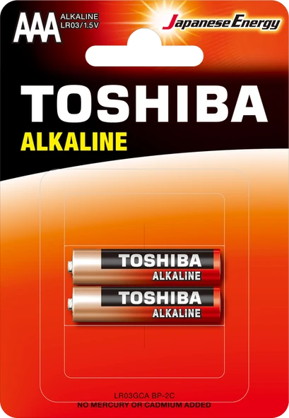 TOSHIBA LR03 BLS. ALK.İNCE 2Lİ