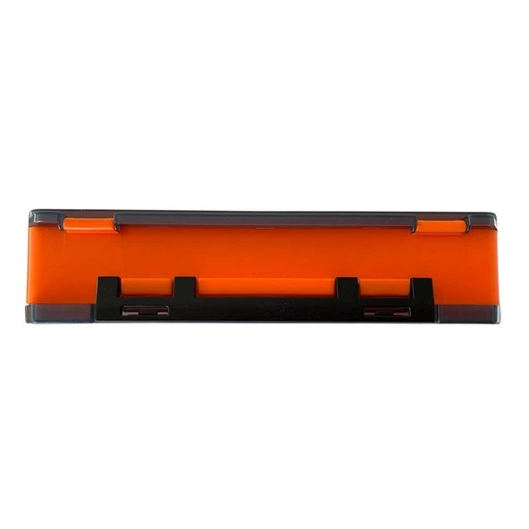 Shufa Çift Taraflı 8 Gözlü Maket Yem Kutusu Turuncu 25.5x19x6cm - 5
