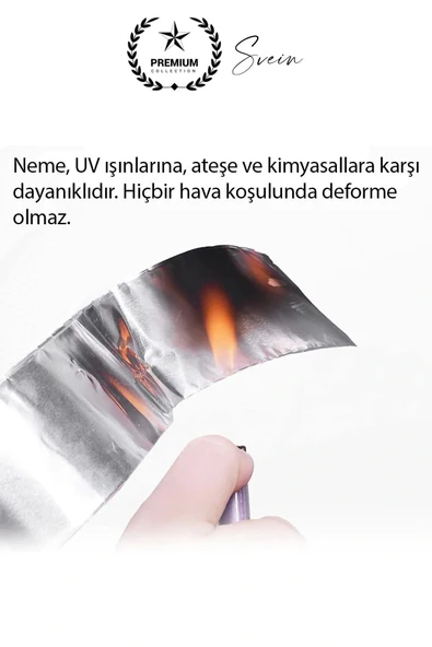 20 Mt Parlak Metalik Gri Tezgah Lavabo Kenar Bandı Sızdırmaz Isıya Dayanıklı Bant Su İzolasyon 1 Ad. - 6