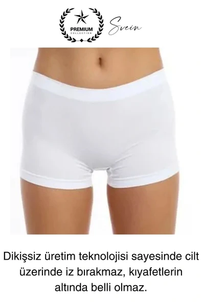 Premium Toparlayıcı Sıkılaştırıcı Kadın Boxer Korse Rahat Dikişsiz Saran Günlük İç Çamaşır - 2