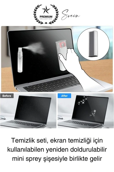 7in1 Bluetooth Kulaklık Temizleme Kalemi Klavye Telefon Tablet Elektronik Eşya Detaylı Temizlik Kiti - 5
