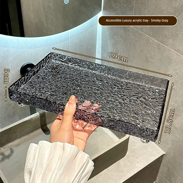 Banyo Kozmetik Tepsisi - YKL Küllük Saklama Tepsisi - Büyük Boy