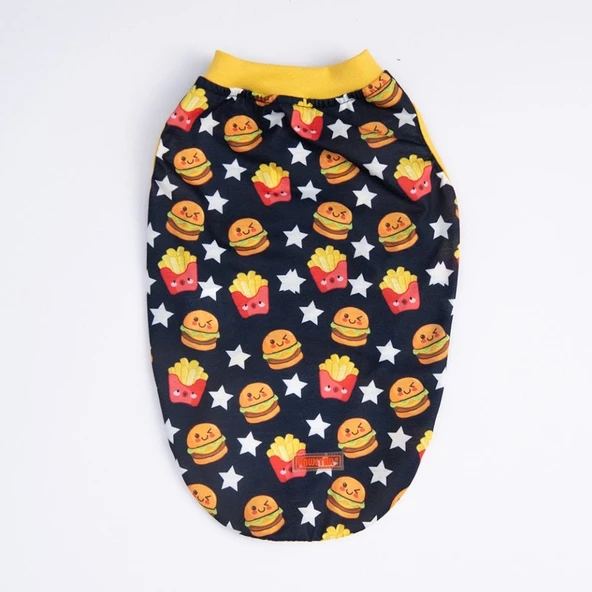 PawStar Star Hamburger  T-Shirt Küçük Irk - 4
