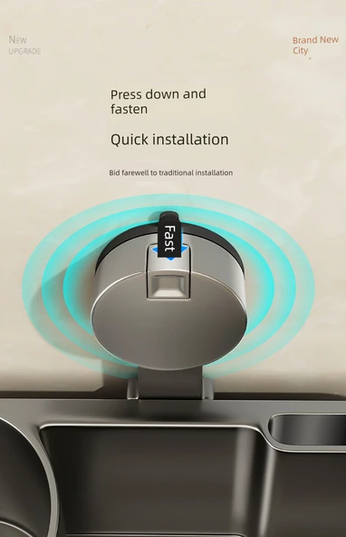 Vantuzlu Klozet Fırçası Seti - Metalik Gri, Raflı ve Tuvalet Kağıtlıklı (Model 2) - Resim 11