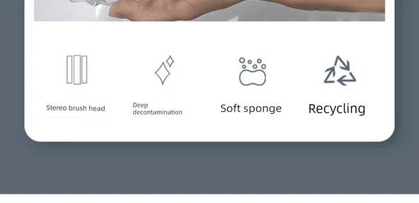 Kalın Uzun Saplı Bardak Fırçası - Pembe (5 Adet) - Resim 8