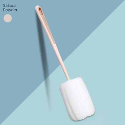 Kalın Uzun Saplı Bardak Fırçası - Pembe (1 Adet)
