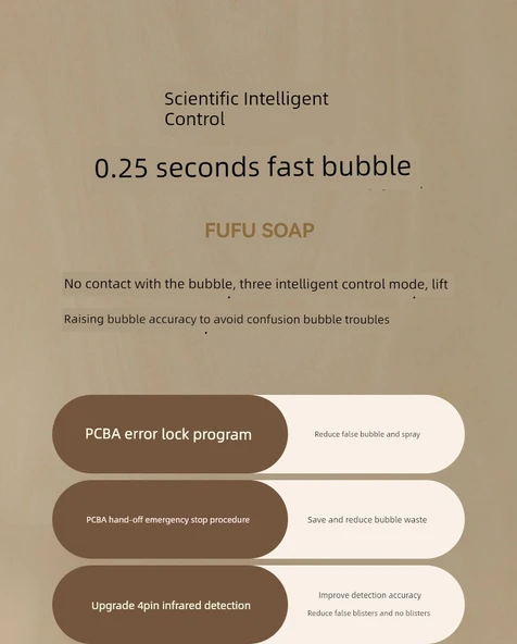 Elektrikli Sabunluk - Kahverengi - Çocukları El Yıkamaya Teşvik Eden - Resim 12