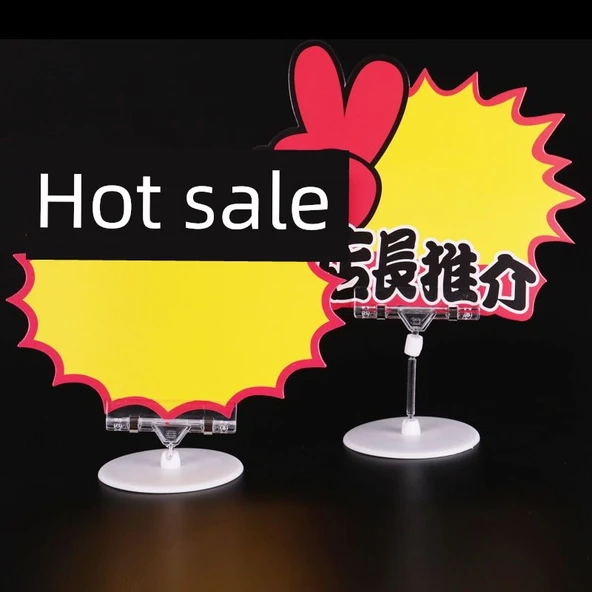 Şeffaf Raf Etiketi Klipsi - Mıknatıslı Klips - Resim 3