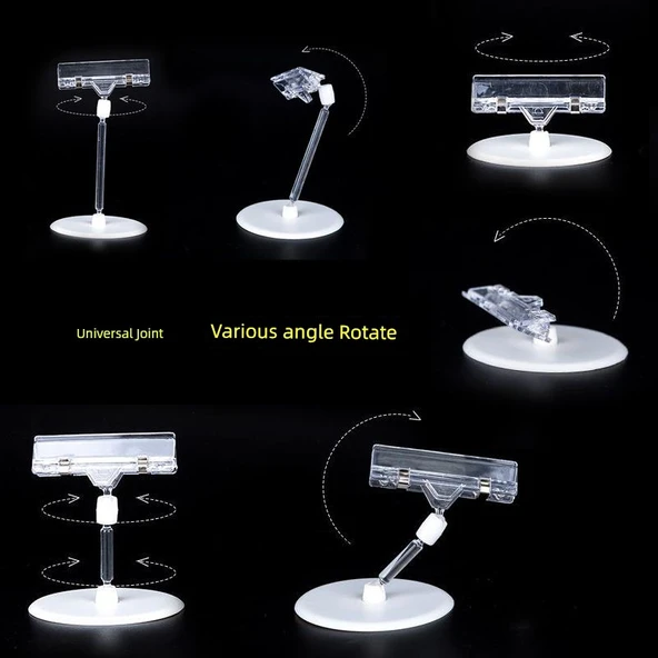 Şeffaf Raf Etiketi Klipsi - Mıknatıslı Klips - Resim 2