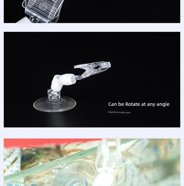 Şeffaf Raf Etiketi Klipsi - Mıknatıslı Klips - Resim 10