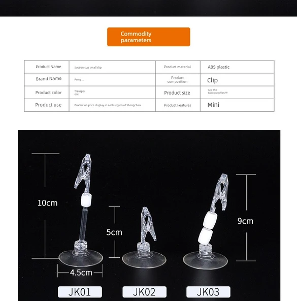 Şeffaf Raf Etiketi Klipsi - Mıknatıslı Klips - Resim 6