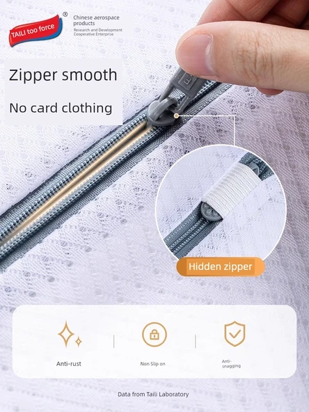 Çamaşır Yıkama Torbası Aile Seti - 6 Parça (Dış Giyim, 2 Kazak, Gömlek, Mont, İç Giyim) - Resim 5