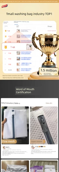 Çamaşır Yıkama Torbası Aile Seti - 6 Parça (Dış Giyim, 2 Kazak, Gömlek, Mont, İç Giyim) - Resim 6