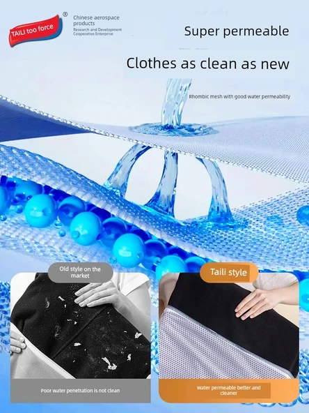 Çamaşır Yıkama Torbası - 3 Parça (Dış Giyim, Kazak, Gömlek) - Resim 4