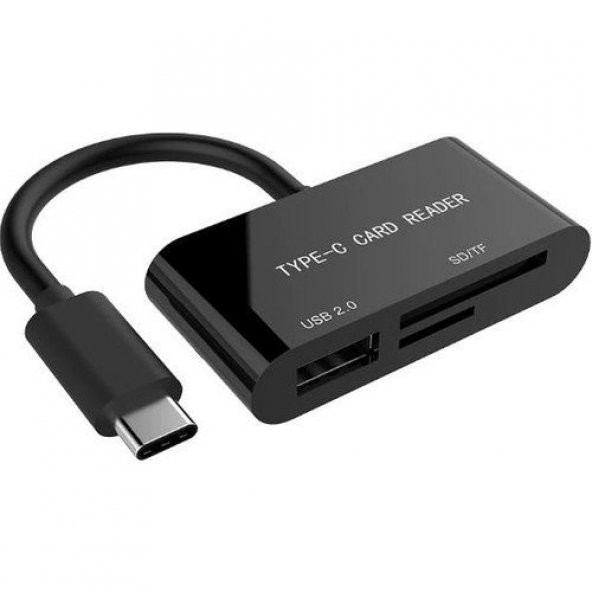 Type-C Kart Okuyucu USB SD TF OTG Kablo Veri Aktarıcı