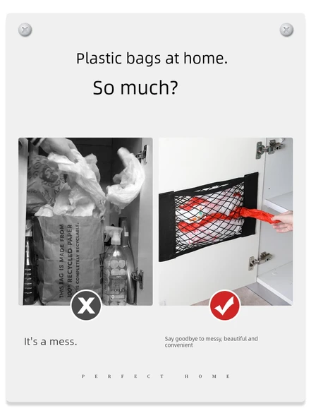 Mutfak Dolabı Saklama Filesi - Orta Boy 1 Adet - Resim 7