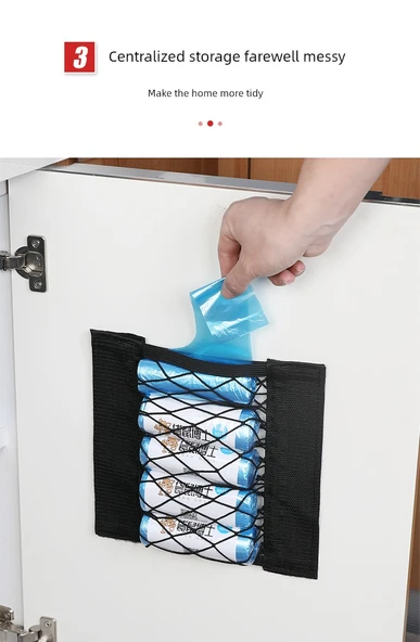 Mutfak Dolabı Saklama Filesi - Orta Boy 1 Adet - Resim 11