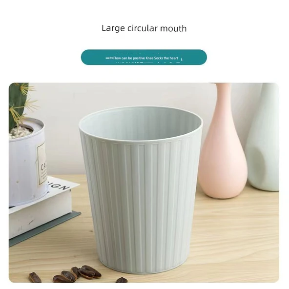 İskandinav Mini Masaüstü Çöp Kovası - İskandinav Mor - Resim 5