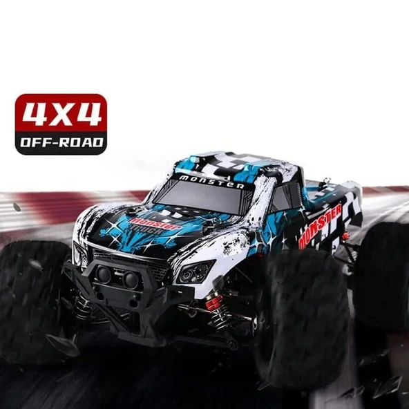 866-1602 Kumandalı 1:16 70 Km/h Brusless Araba 4x4 - 7