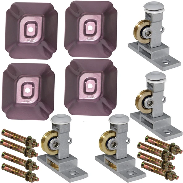 Çamaşır Kurutma Askısı Makara Tekerlek Rulmanı Değişimi - Set 9 Gül Moru