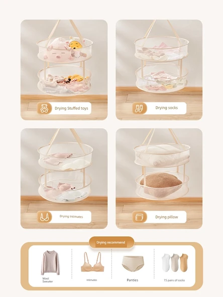 Kaşmir Kazak Kurutma Filesi - Çift Katlı - Küçük Boy - Resim 3