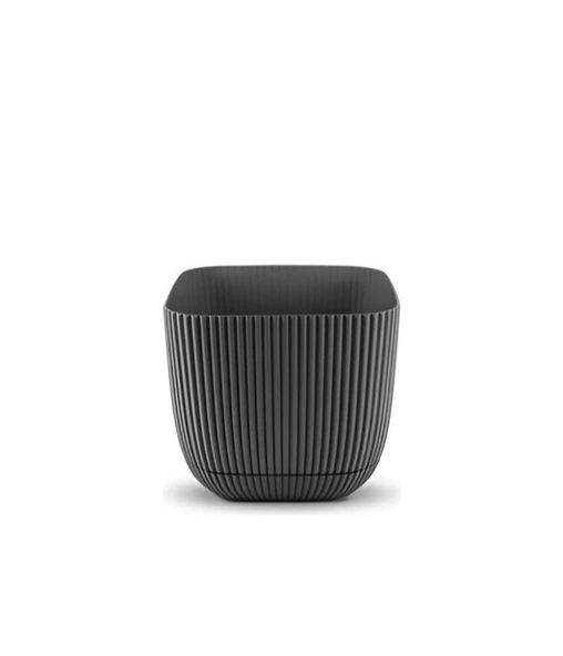 Omnipazar KRS-384 Dekoratif Plastik Mercan Kare Saksı 4 lt 6 Renk Set - Resim 2