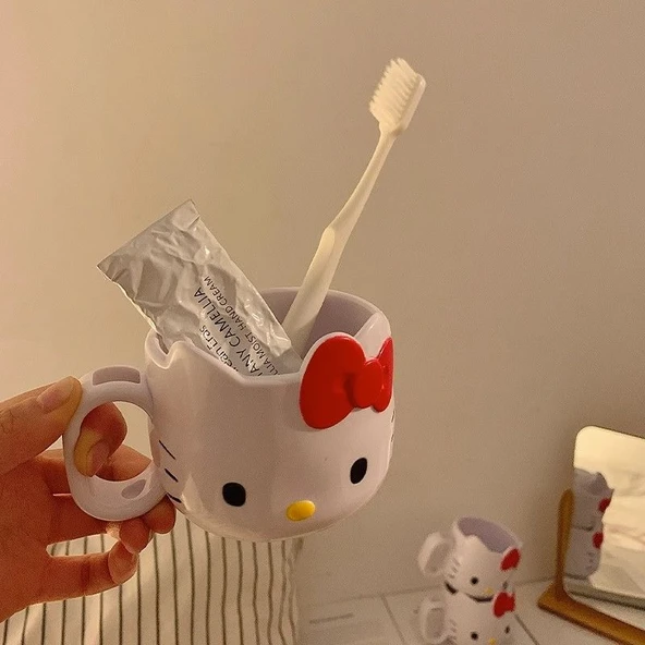 Hello Kitty Ağız Çalkalama Bardağı - 1 Adet
