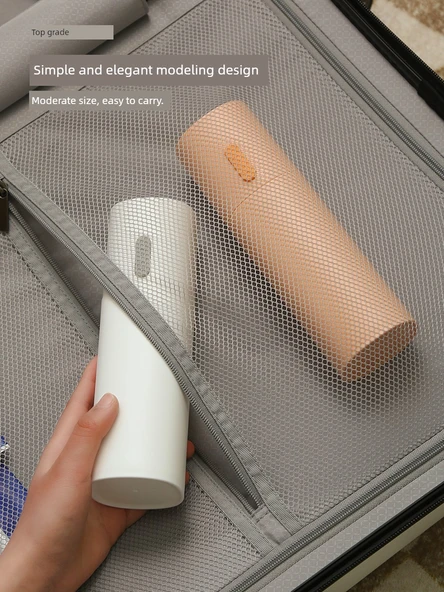 Seyahat Tipi Yıkama Kabı ve Diş Fırçası Tutucu - Süt Beyaz + Taşınabilir Sabun Kutusu - Resim 3