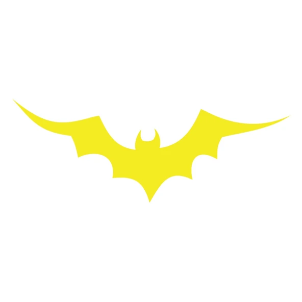 Yarasa Oto Sticker17x17 Cm Sarı ürün görseli