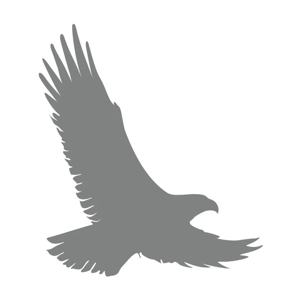 Uçan Kartal Sticker17x17 Cm Gri ürün görseli