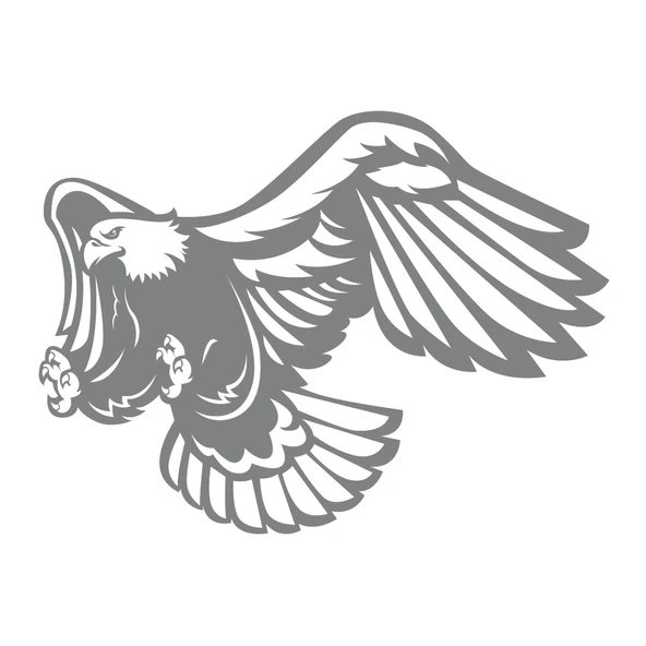 Kartal Sticker17x17 Cm Gri ürün görseli