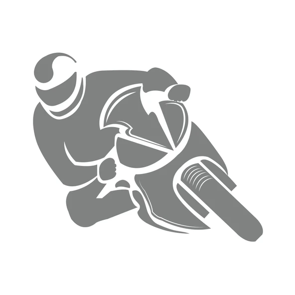 Motorcu Sticker 17x17 Cm Gri ürün görseli