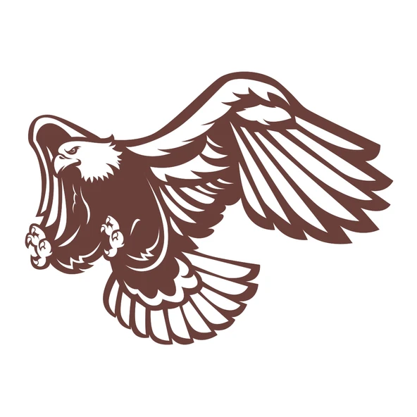 Kartal Sticker17x17 Cm Kahverengi ürün görseli