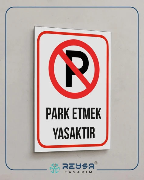 Park Etmek Yasaktır Sticker 20X28 Cm - Resim 3