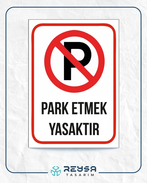 Park Etmek Yasaktır Sticker 20X28 Cm ürün görseli 1