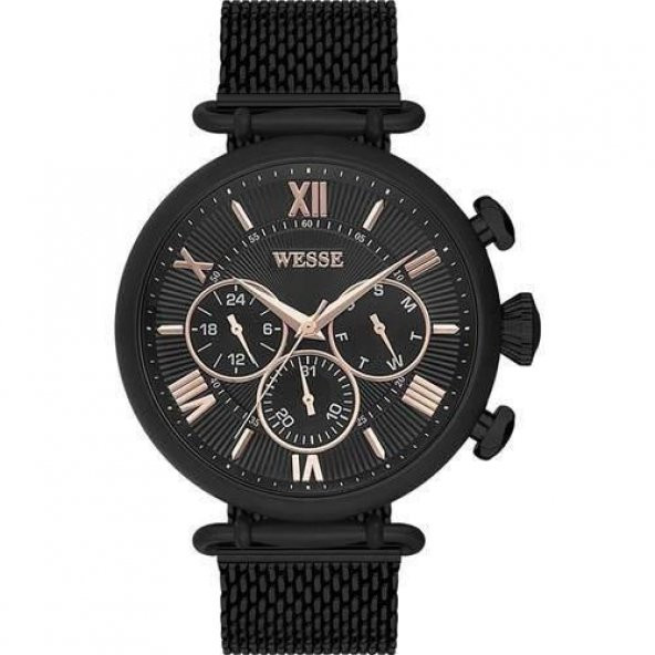 Wesse WWG203103 48 mm Siyah Erkek Kol Saati