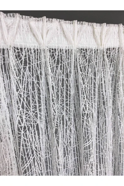 Amarikan Pile Cam Kırıgı Tül Perde Modleri - Resim 2